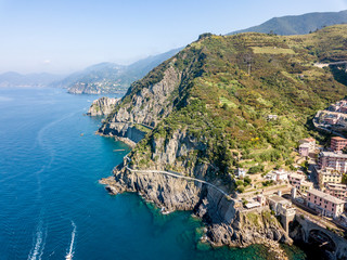 Obraz premium The Riomaggiore of Cinque Terre