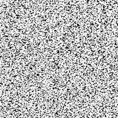 Abstract halftone pattern formed by black and white circles, lines, dots of different size.