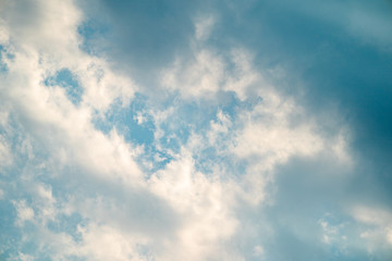 Obraz premium Unique a lot of Clouds style are arranged in open sky for nature background.