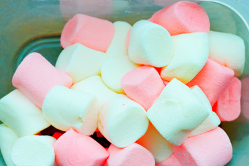 marshmallow isolated on white background. That has clip path.