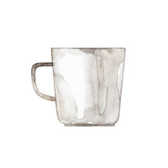 カフェでコーヒーとカフェラテ 背景 イラスト 水彩 Wall Mural Tada カフェでコーヒーとカフェラテ 背景 イラスト 水彩 Wall Mural Tada