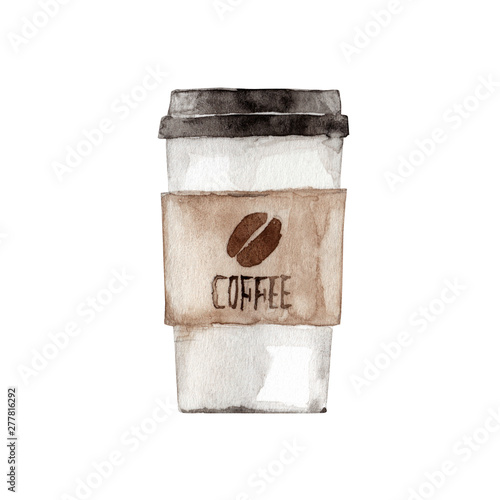 テイクアウトコーヒー イラスト 水彩 Wall Mural Wallpaper Murals Tada テイクアウトコーヒー イラスト 水彩 Wall Mural Wallpaper Murals Tada