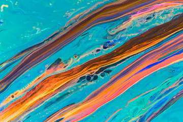 Colorful watercolor abstract bright mixed background, Marble texture,