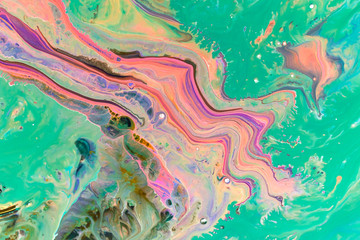 Colorful watercolor abstract bright mixed background, Marble texture,