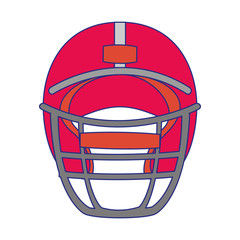 american football sport game cartoon blue lines