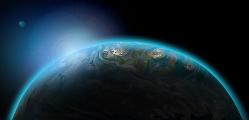 Fantasy space abstract background, space concept