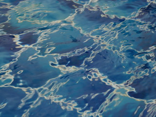 abstract wave water pool