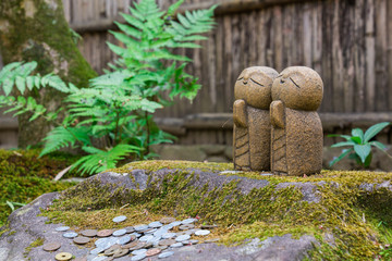 京都　詩仙堂のお地蔵さん