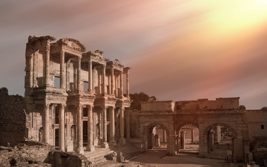 Celsus Library in Ephesus, Turkey
