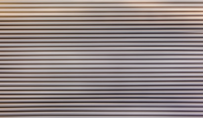 Grey roller metal door background with eye