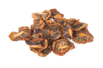 Heap of dried kiwi fruit pieces