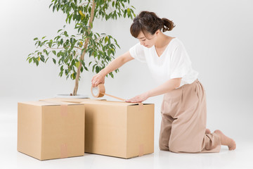 面倒な荷造り
