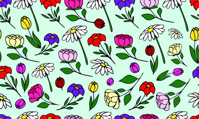 seamless floral pattern
