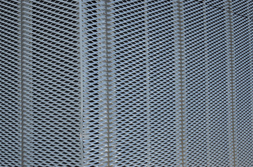 metal grid or plate at a parking lot in amsterdam