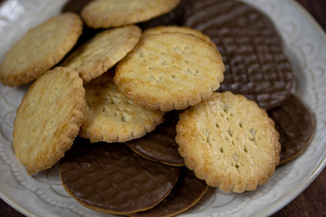 biscuits au chocolat et sablés