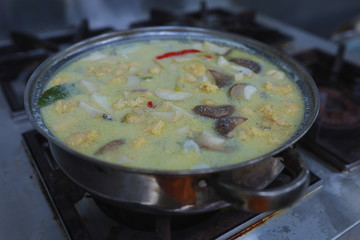 soup in a pot