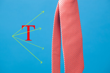 Nudos clásicos de corbata. Corbata símbolo de elegancia. La corbata forma parte de la...
