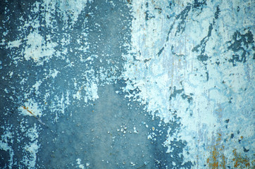 old blue wall background texture