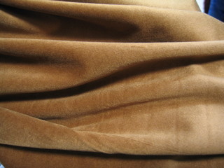 velvet pleated fabric