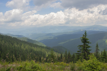 Trekking in the Carpathians, Hike to the border between Ukraine and Romania from Pop Ivan Marmarassky to Pop Ivan Chernogorsky.