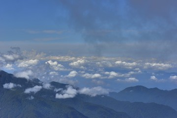 Mountain landscape-Mountain View Resort in the Taichung County,Taiwan.