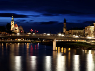 Naklejka premium Salzburg, Mülln-altstadt