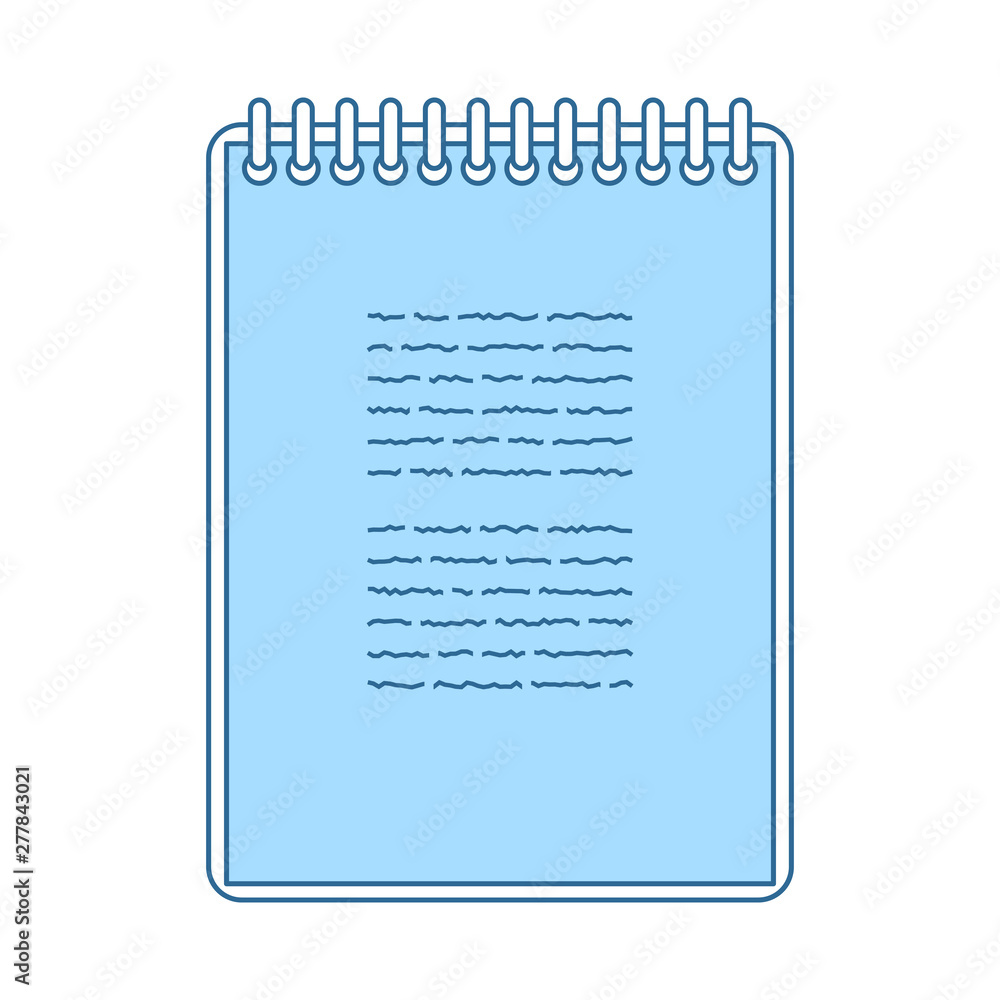 Poster binder notebook icon