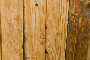 Wooden fence background closeup and boards