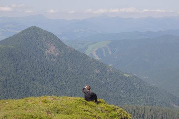 Trekking in the Carpathians, Hike to the border between Ukraine and Romania from Pop Ivan Marmarassky to Pop Ivan Chernogorsky.