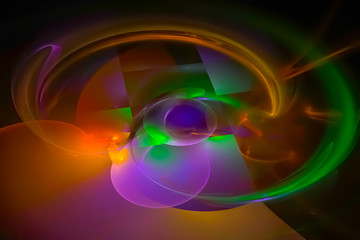 abstract digital fractal fantasy design chaos