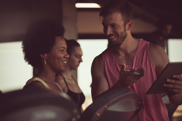 Talking about getting fit.