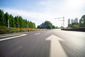 road in park