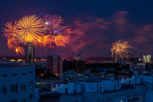 Fireworks Show Minsk