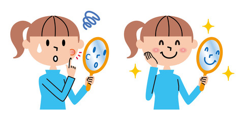 ティーンエイジャー　ニキビ