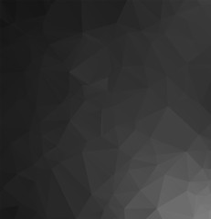 Vector Abstract geometric darkness black shape polygonal style