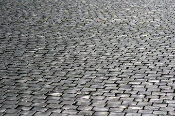 traditional stone pavement texture perspective