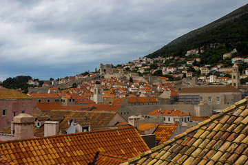 view of old town dubrovnik in croatia