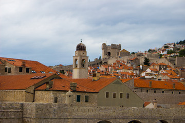 view of old town of dubrovnik in croatia