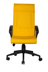 yellow office chair
