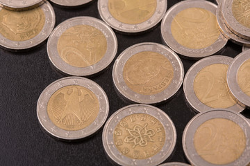 euro coins