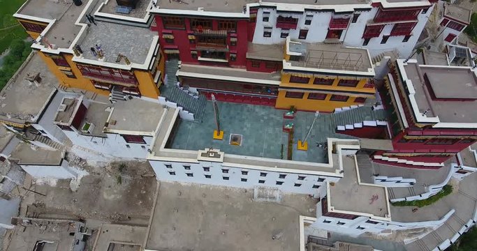 Thikse Gompa or Thikse Monastery is a gompa affiliated with the Gelug sect of Tibetan Buddhism. It is located on top of a hill in Thiksey approximately 19 kilometres east of Leh in Ladakh, India. 