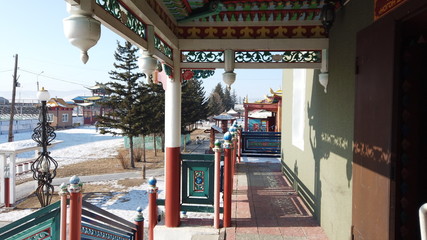 SIBERIE  - TEMPLE - BOUDDHISME