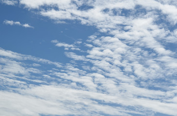 white Clouds blue sky background