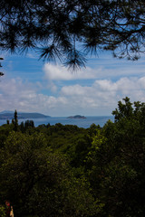 view from the island of Lokrum