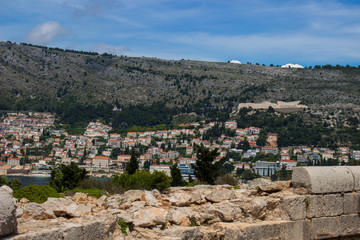 Fototapeta na wymiar panorama of dubrovnik in croatia