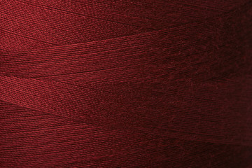 Red texture of thread