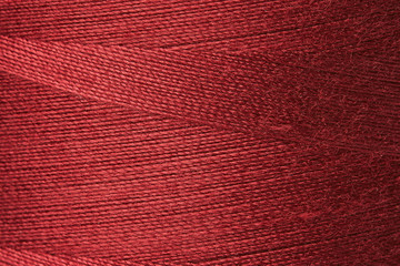 Texture of red thread