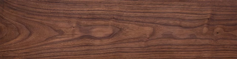 Foto op Canvas Walnoot houtstructuur. Super lange walnoot planken textuur achtergrond. Textuur element © Guiyuan