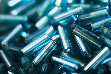 Blue beautiful beads