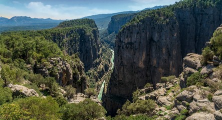 Tazi Canyon landscape from Manavgat, Antalya,Turkey